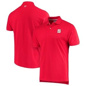 Men’s Southern Tide NC State Wolfpack Red Polo XL